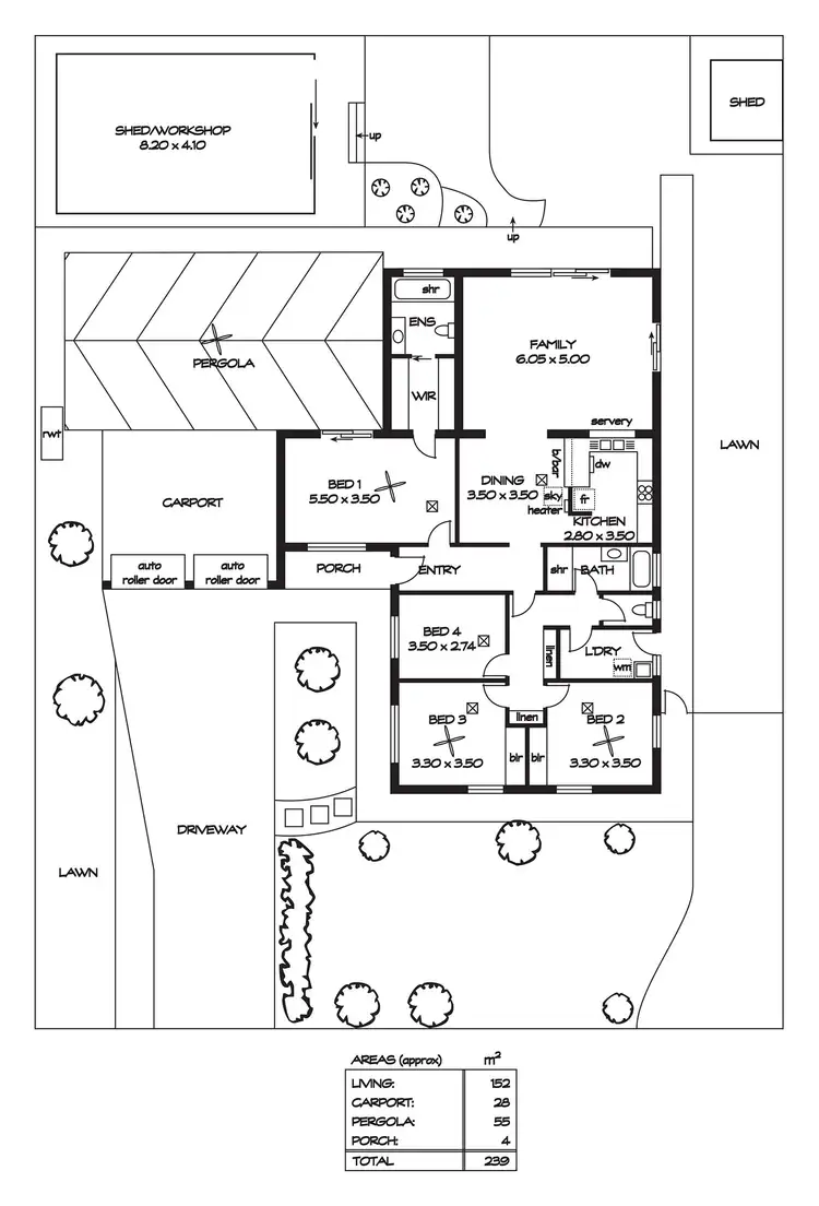 Floorplan of Homely house listing, 10 Medlands Close, Wynn Vale SA 5127