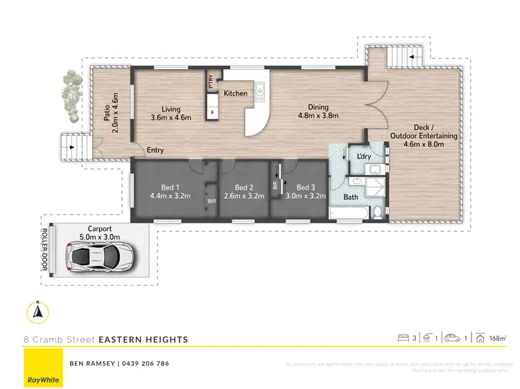 Floorplan of Homely house listing, 8 Cramb Street, Eastern Heights QLD 4305