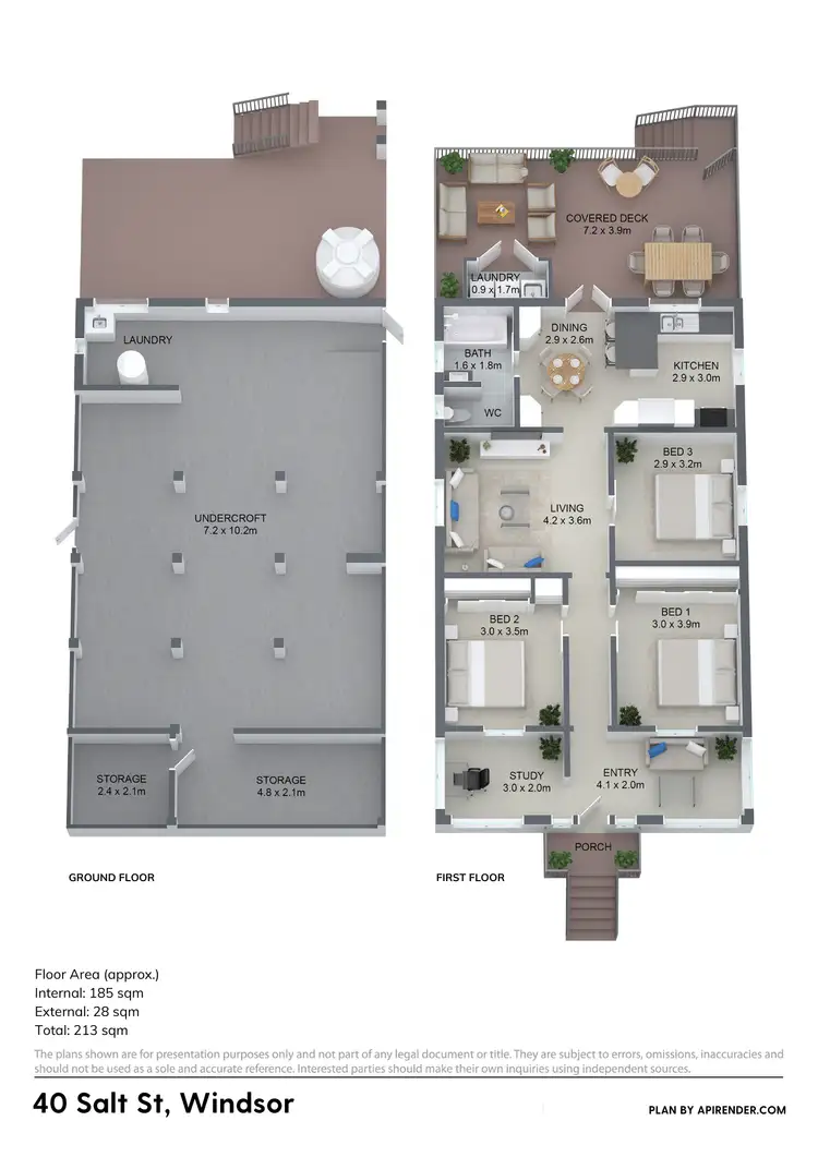 Floorplan of Homely house listing, 40 Salt Street, Windsor QLD 4030