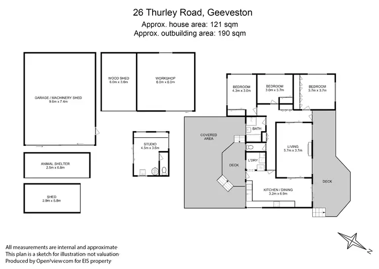 Floorplan of Homely house listing, 26 Thurley Road, Geeveston TAS 7116