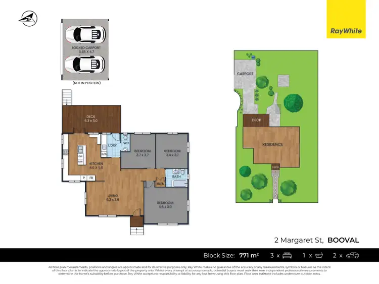 Floorplan of Homely house listing, 2 Margaret Street, Booval QLD 4304