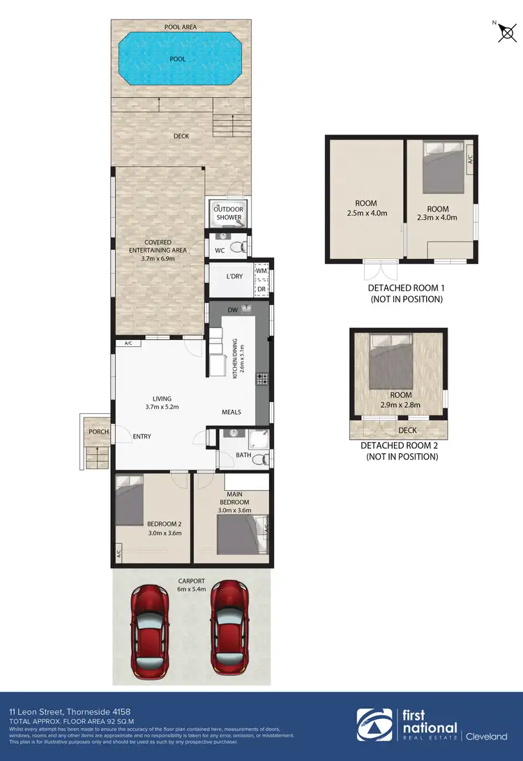 Floorplan of Homely house listing, 11 Leon Street, Thorneside QLD 4158