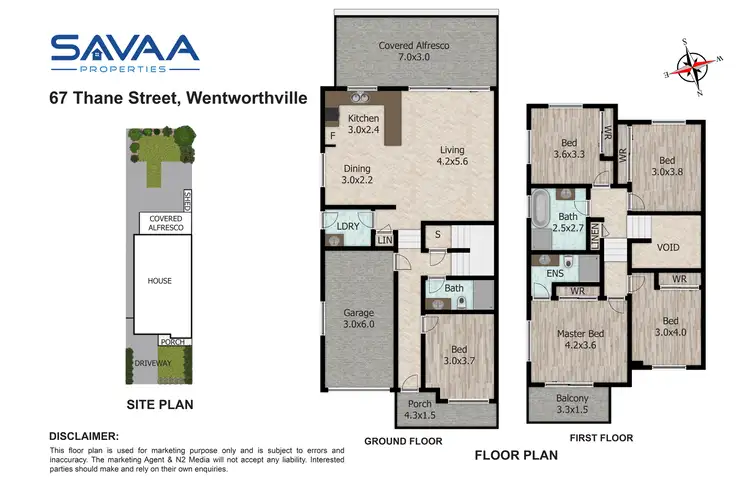 Floorplan of Homely house listing, 67 Thane Street, Wentworthville NSW 2145