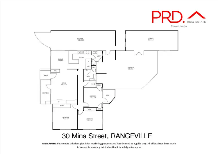 Floorplan of Homely house listing, 30 Mina Street, Rangeville QLD 4350