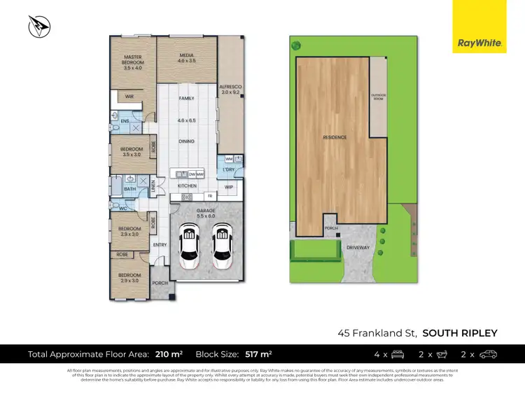 Floorplan of Homely house listing, 45 Frankland Street, South Ripley QLD 4306