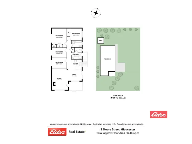 Floorplan of Homely house listing, 12 Moore Street, Gloucester NSW 2422