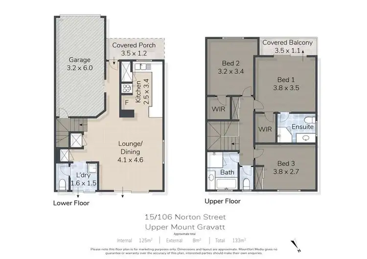 Floorplan of Homely townhouse listing, 15/106 Norton Street, Upper Mount Gravatt QLD 4122