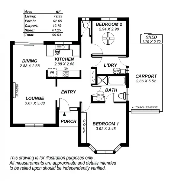 Floorplan of Homely unit listing, 6/508 Magill Road, Magill SA 5072