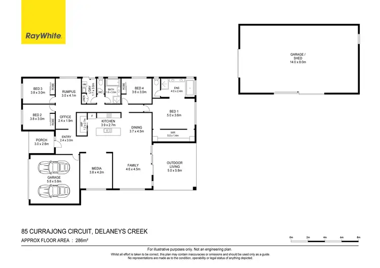 Floorplan of Homely house listing, 85 Currajong Circuit, Delaneys Creek QLD 4514