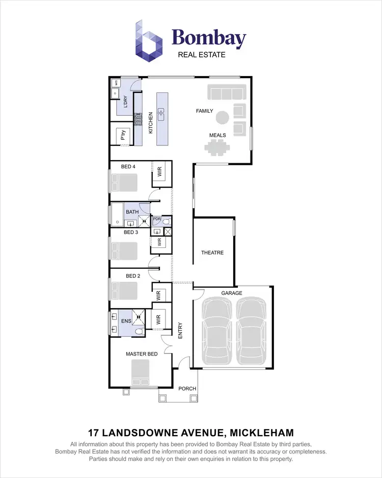 Floorplan of Homely house listing, 17 Landsdowne Avenue, Mickleham VIC 3064