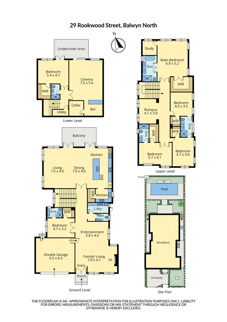 Floorplan of Homely house listing, 29 Rookwood Street, Balwyn North VIC 3104