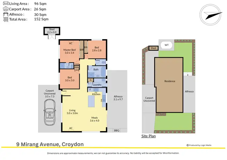 Floorplan of Homely house listing, 9 Mirang Avenue, Croydon VIC 3136