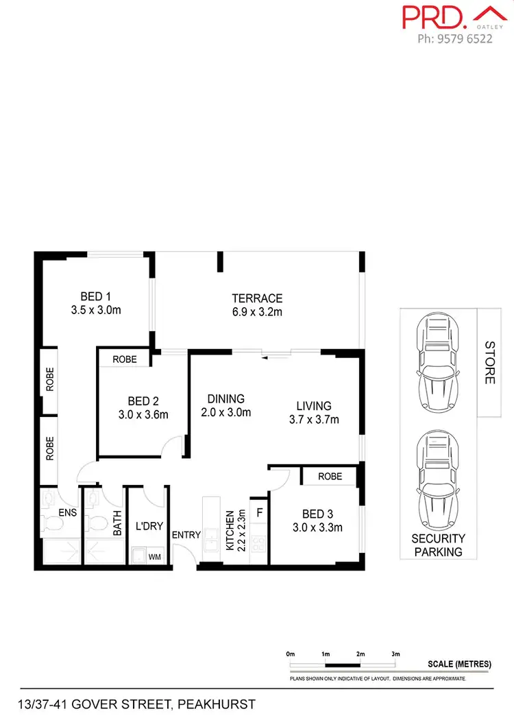Floorplan of Homely unit listing, 13/37-41 Gover Street, Peakhurst NSW 2210
