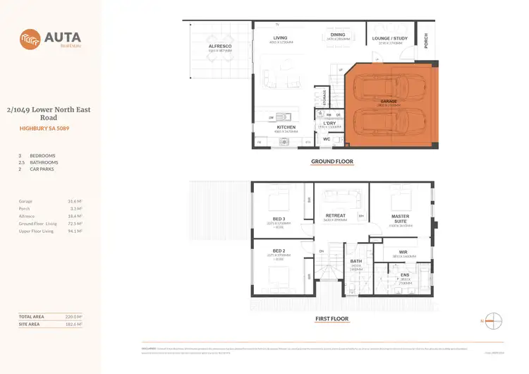 Floorplan of Homely house listing, 2/1049 Lower North East Road, Highbury SA 5089