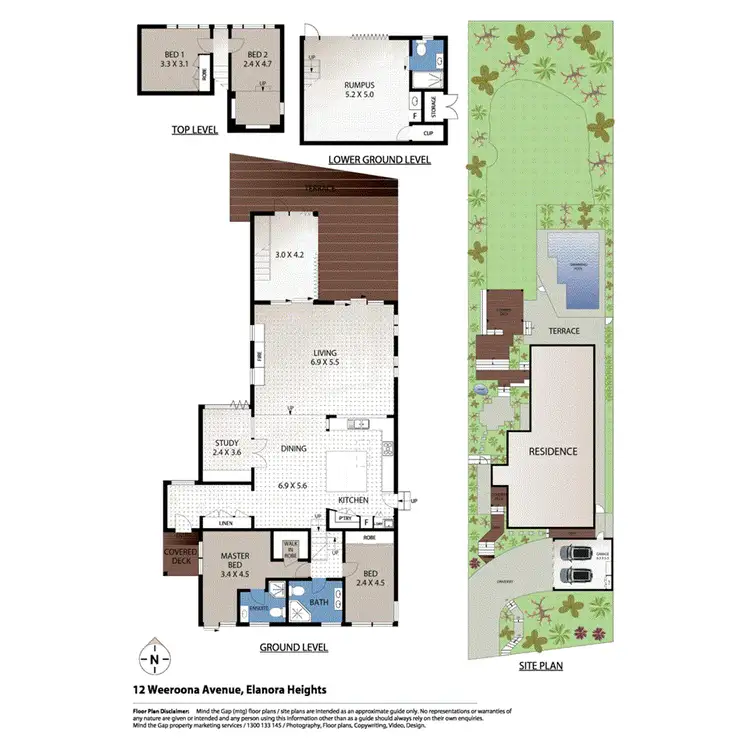 Floorplan of Homely house listing, 12 Weeroona Avenue, Elanora Heights NSW 2101