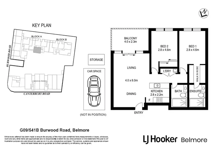 Floorplan of Homely apartment listing, 9/541B Burwood Road, Belmore NSW 2192