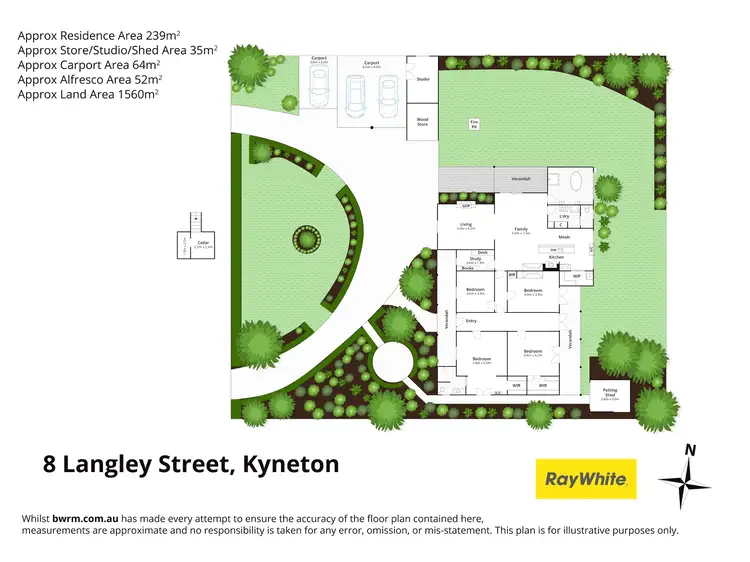 Floorplan of Homely house listing, 8 Langley Street, Kyneton VIC 3444