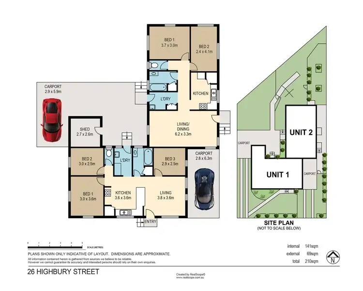 Floorplan of Homely block of units listing, 26 Highbury Street, Acacia Ridge QLD 4110