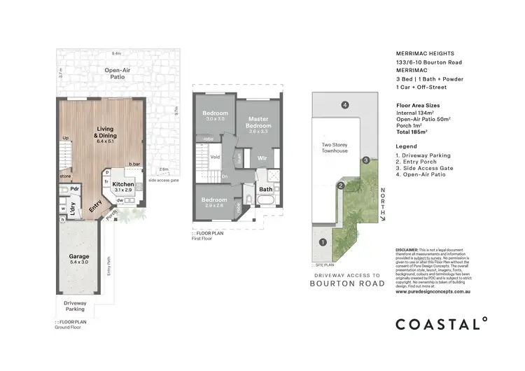 Floorplan of Homely townhouse listing, 133/6-10 Bourton Road, Merrimac QLD 4226