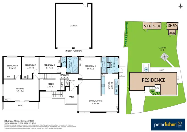 Floorplan of Homely house listing, 34 Anzac Place, Orange NSW 2800