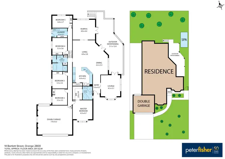 Floorplan of Homely house listing, 14 Bartlett Street, Orange NSW 2800