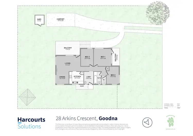 Floorplan of Homely house listing, 28 Arkins Crescent, Goodna QLD 4300