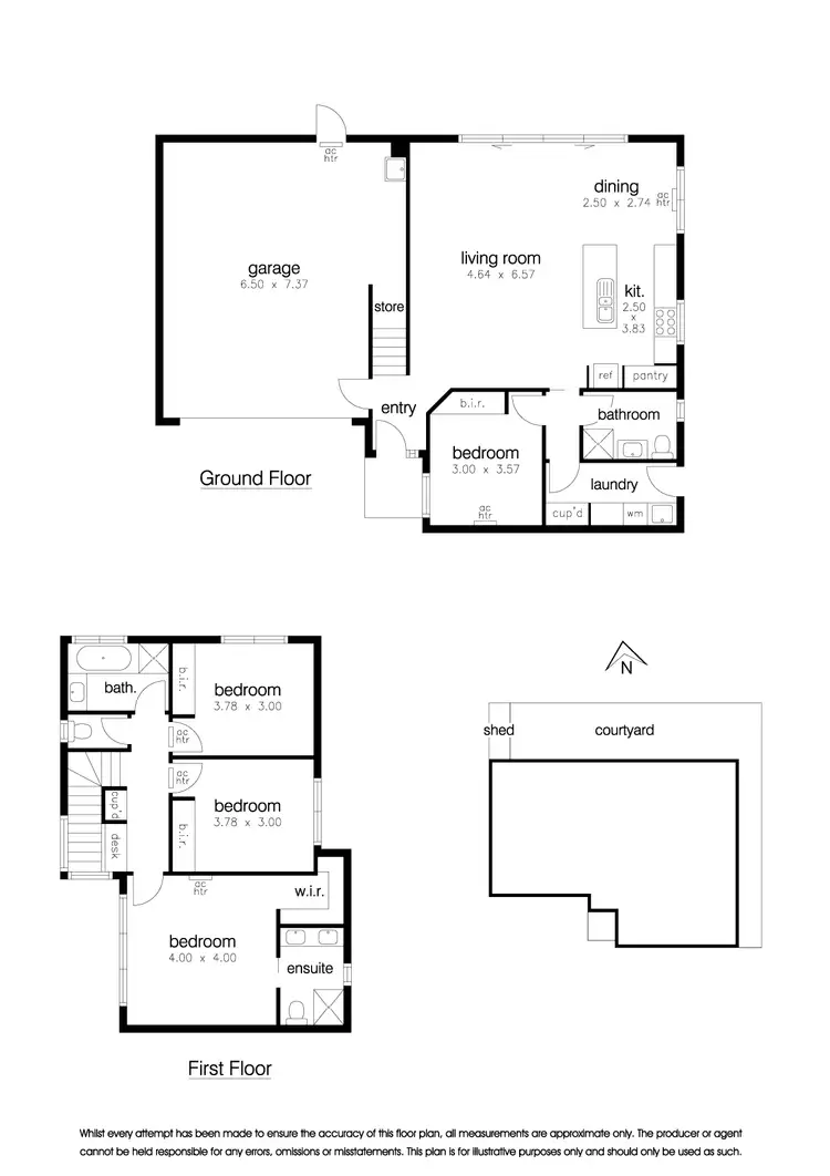 Floorplan of Homely townhouse listing, 2/6 Clematis Avenue, Altona North VIC 3025