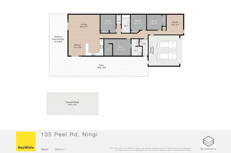 Floorplan of Homely house listing, 135 Peel Road, Ningi QLD 4511