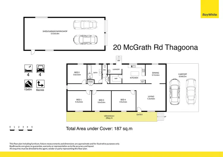 Floorplan of Homely house listing, 20 Mcgrath Road, Thagoona QLD 4306