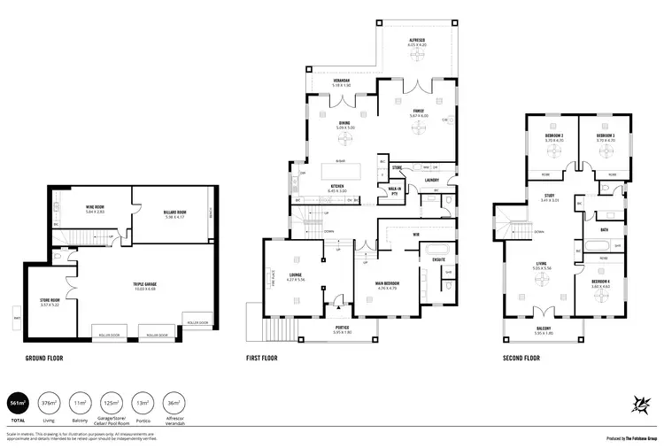 Floorplan of Homely house listing, 16 Crompton Drive, Wattle Park SA 5066