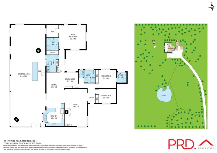 Floorplan of Homely house listing, 44 Thomas Road, Haddon VIC 3351