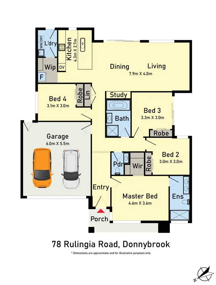 Floorplan of Homely house listing, 78 Rulingia Road, Donnybrook VIC 3064