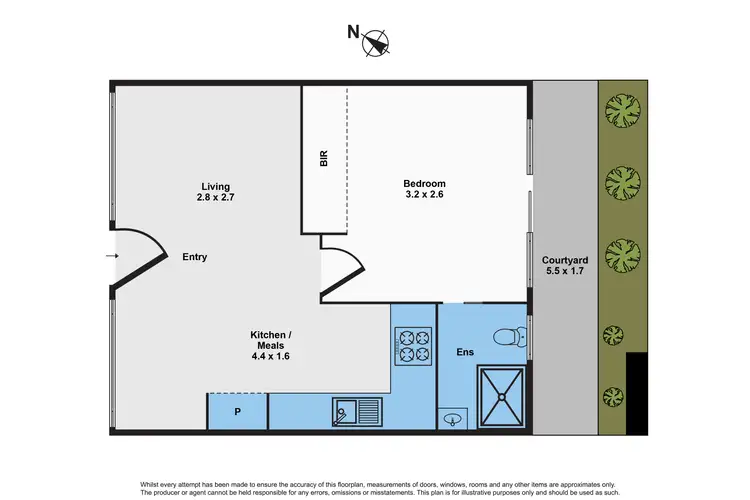 Floorplan of Homely apartment listing, 111/363 Beaconsfield Parade, St Kilda West VIC 3182