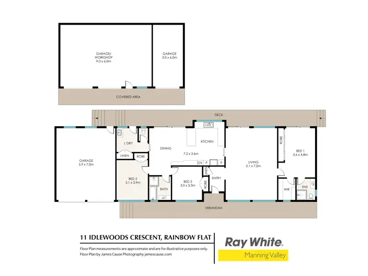Floorplan of Homely rural property listing, 11 Idlewoods Crescent, Rainbow Flat NSW 2430