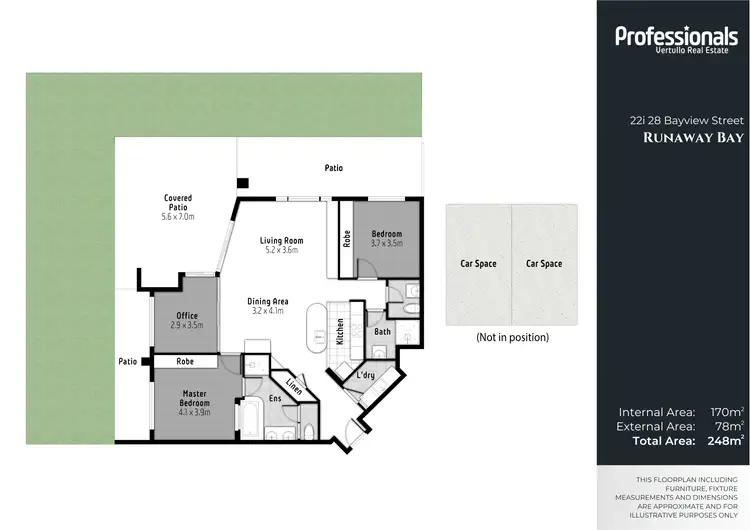 Floorplan of Homely apartment listing, 22i/28 Bayview Street, Runaway Bay QLD 4216