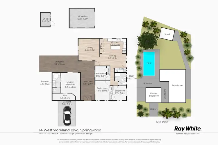 Floorplan of Homely house listing, 14 Westmoreland Boulevard, Springwood QLD 4127