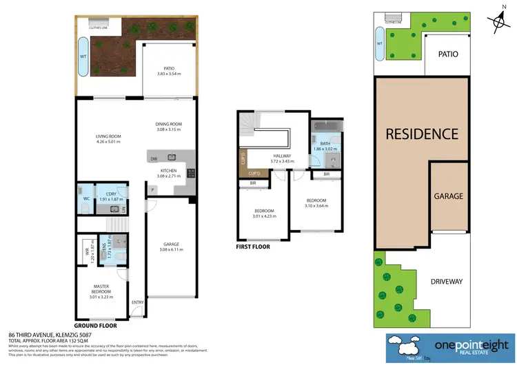 Floorplan of Homely townhouse listing, 86 Third Avenue, Klemzig SA 5087