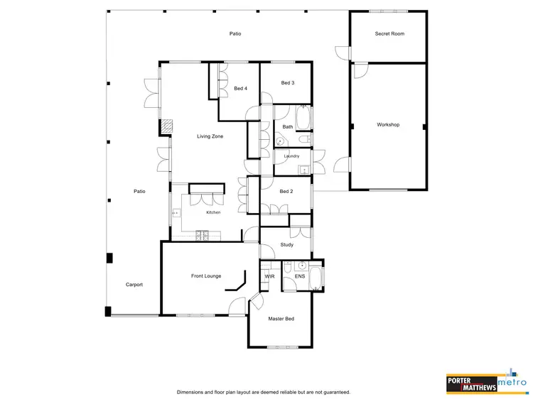 Floorplan of Homely house listing, 2 Bodney Court, High Wycombe WA 6057