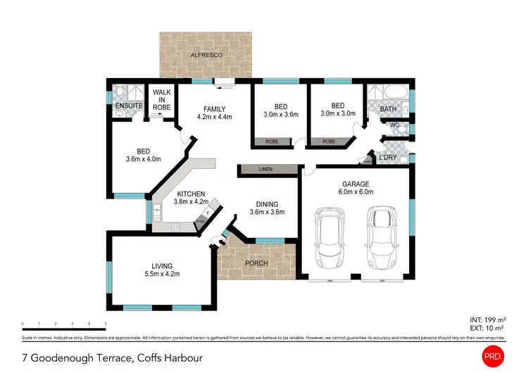 Floorplan of Homely house listing, 7 Goodenough Terrace, Coffs Harbour NSW 2450
