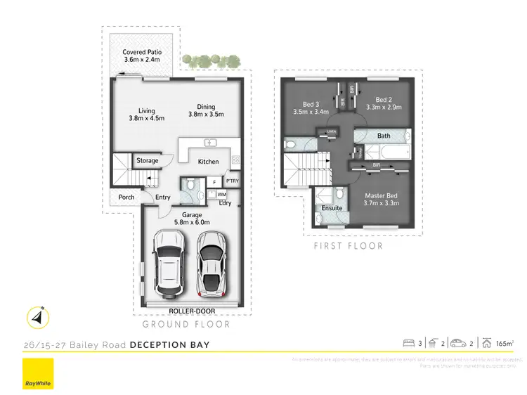 Floorplan of Homely townhouse listing, 26/15-27 Bailey Road, Deception Bay QLD 4508