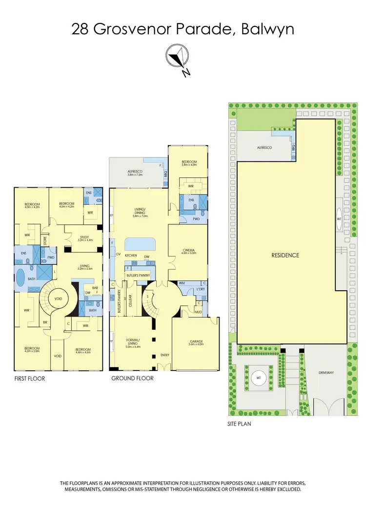 Floorplan of Homely house listing, 28 Grosvenor Parade, Balwyn VIC 3103