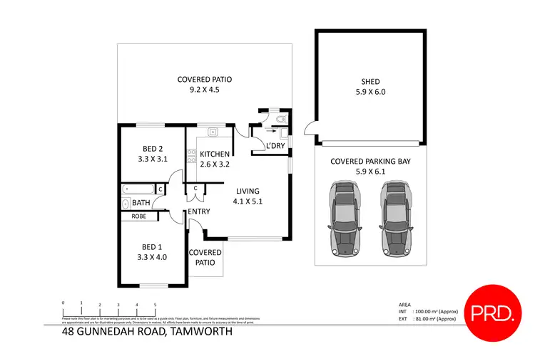 Floorplan of Homely house listing, 48 Gunnedah Road, Tamworth NSW 2340