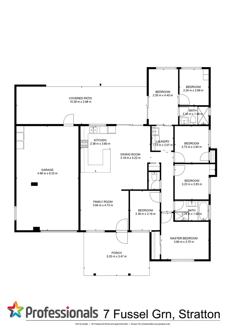 Floorplan of Homely house listing, 7 Fussel Green, Stratton WA 6056