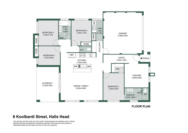 Floorplan of Homely house listing, 6 Koolbardi Street, Halls Head WA 6210