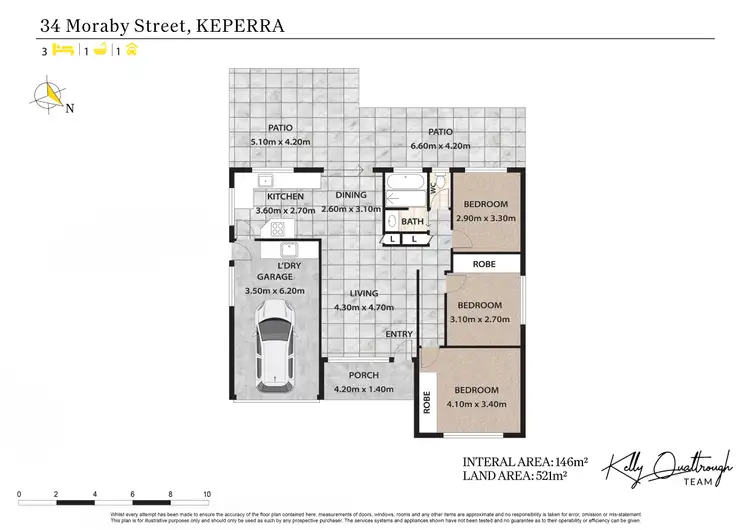 Floorplan of Homely house listing, 34 Moraby Street, Keperra QLD 4054