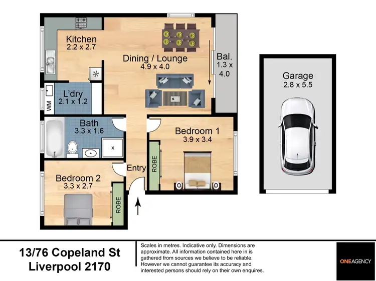 Floorplan of Homely unit listing, 13/76 Copeland Street, Liverpool NSW 2170
