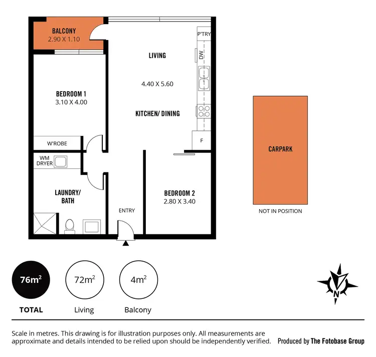 Floorplan of Homely apartment listing, 45/223 North Terrace, Adelaide SA 5000