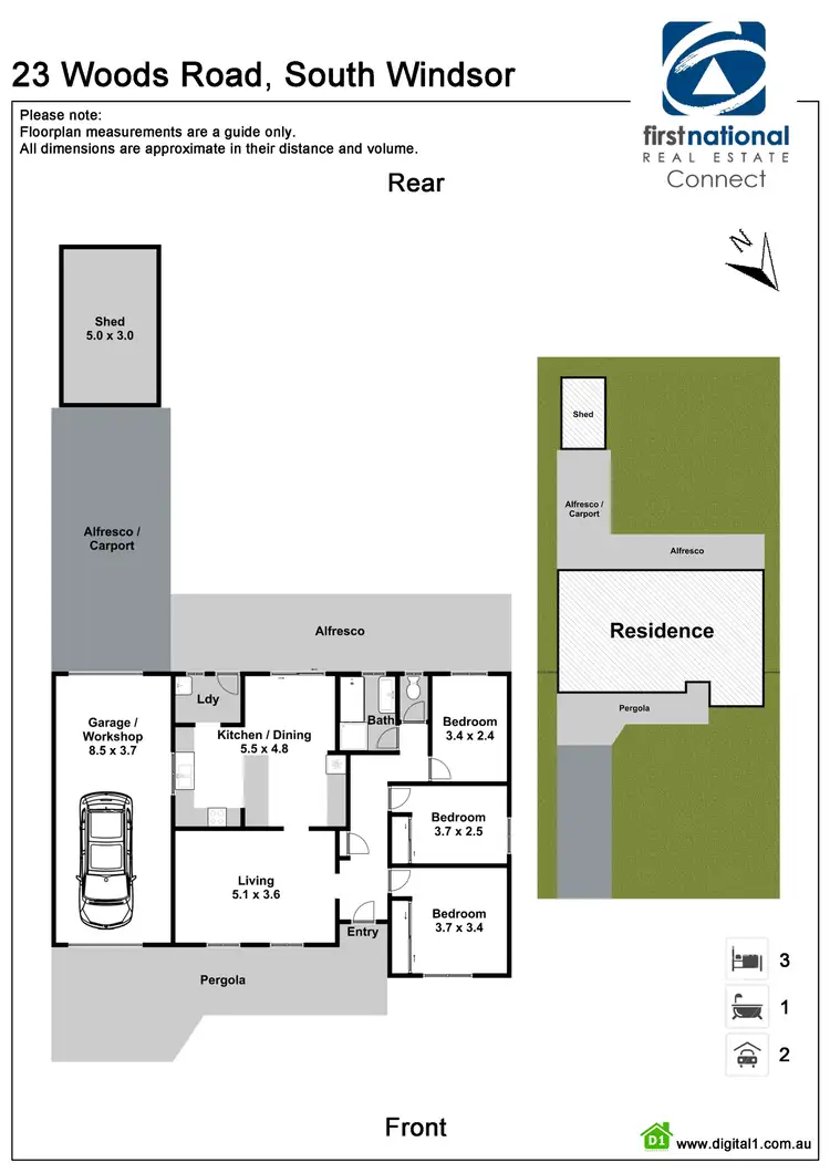 Floorplan of Homely house listing, 23 Woods Road, South Windsor NSW 2756