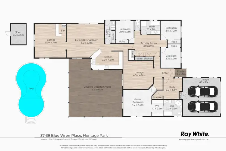 Floorplan of Homely house listing, 37-39 Blue Wren Place, Heritage Park QLD 4118