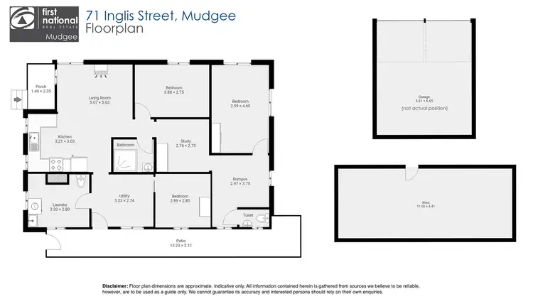 Floorplan of Homely house listing, 71 Inglis Street, Mudgee NSW 2850